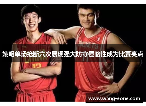 姚明单场抢断六次展现强大防守侵略性成为比赛亮点